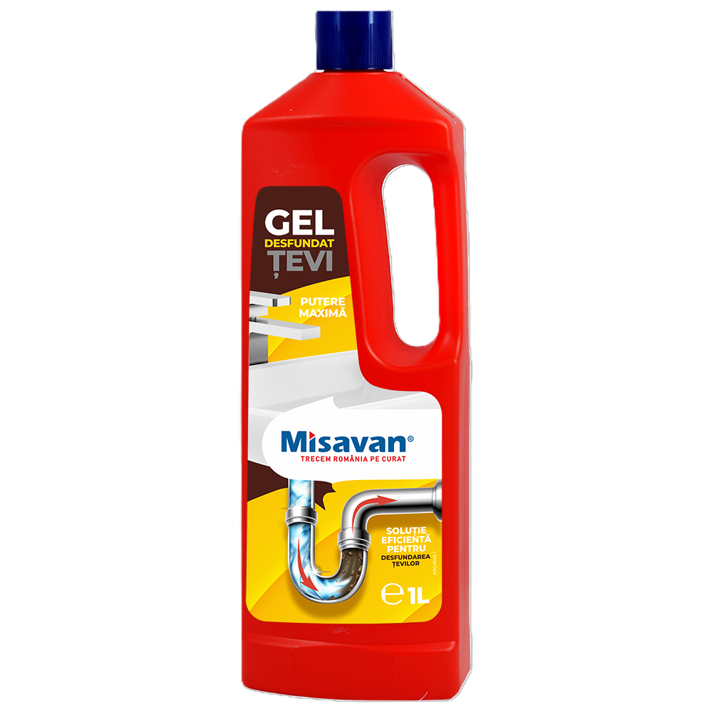 Solutie pentru desfundarea tevilor Misavan Gel, 1 l