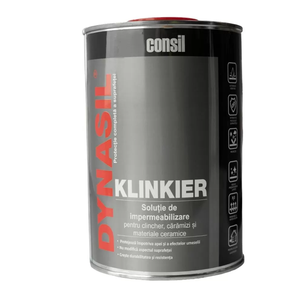 Solutie de impermeabilizare pentru clincher si caramida Dynasil Klinkier, 1 l