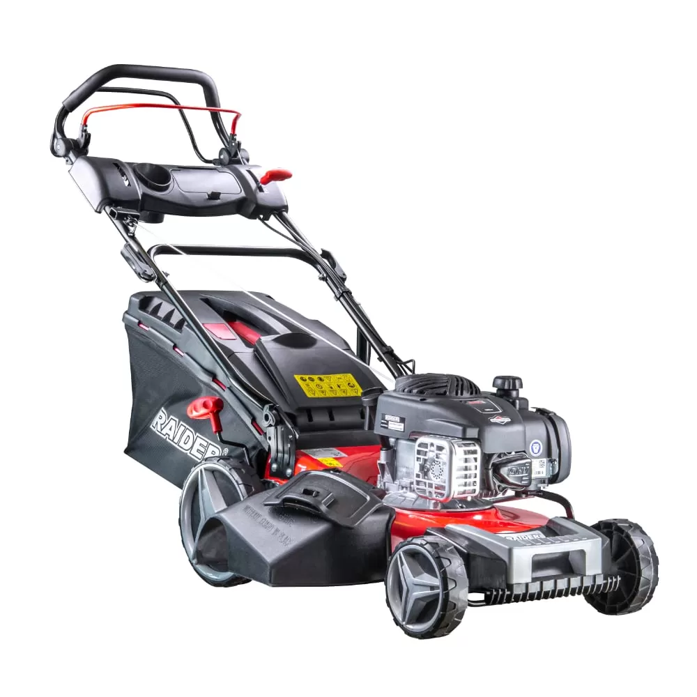 Masina de tuns iarba Raider RD-GLM05W B si S, 1.7 KW, autopropulsie, 125 cc, 46 cm