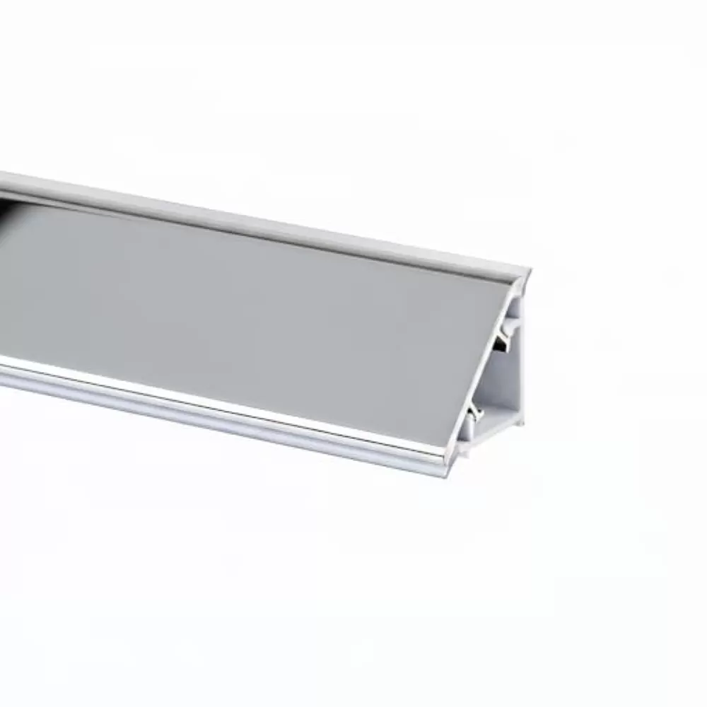 Profil inaltator NEW T, aluminiu lucios, 4 m