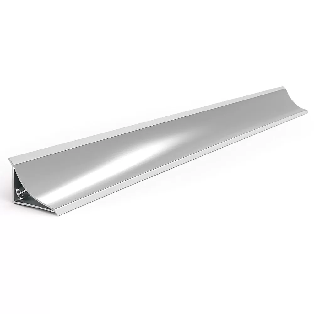 Profil inaltator pentru blat bucatarie, aluminiu, concav, 4 m