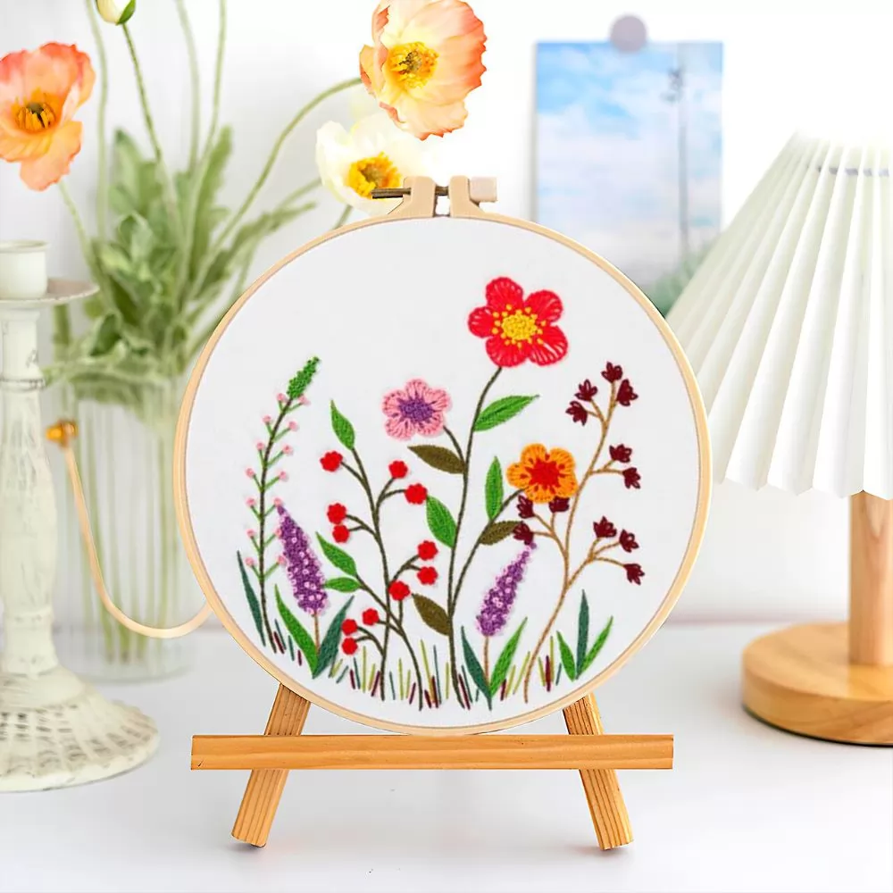 Kit Broderie DIY, Flori gratioase