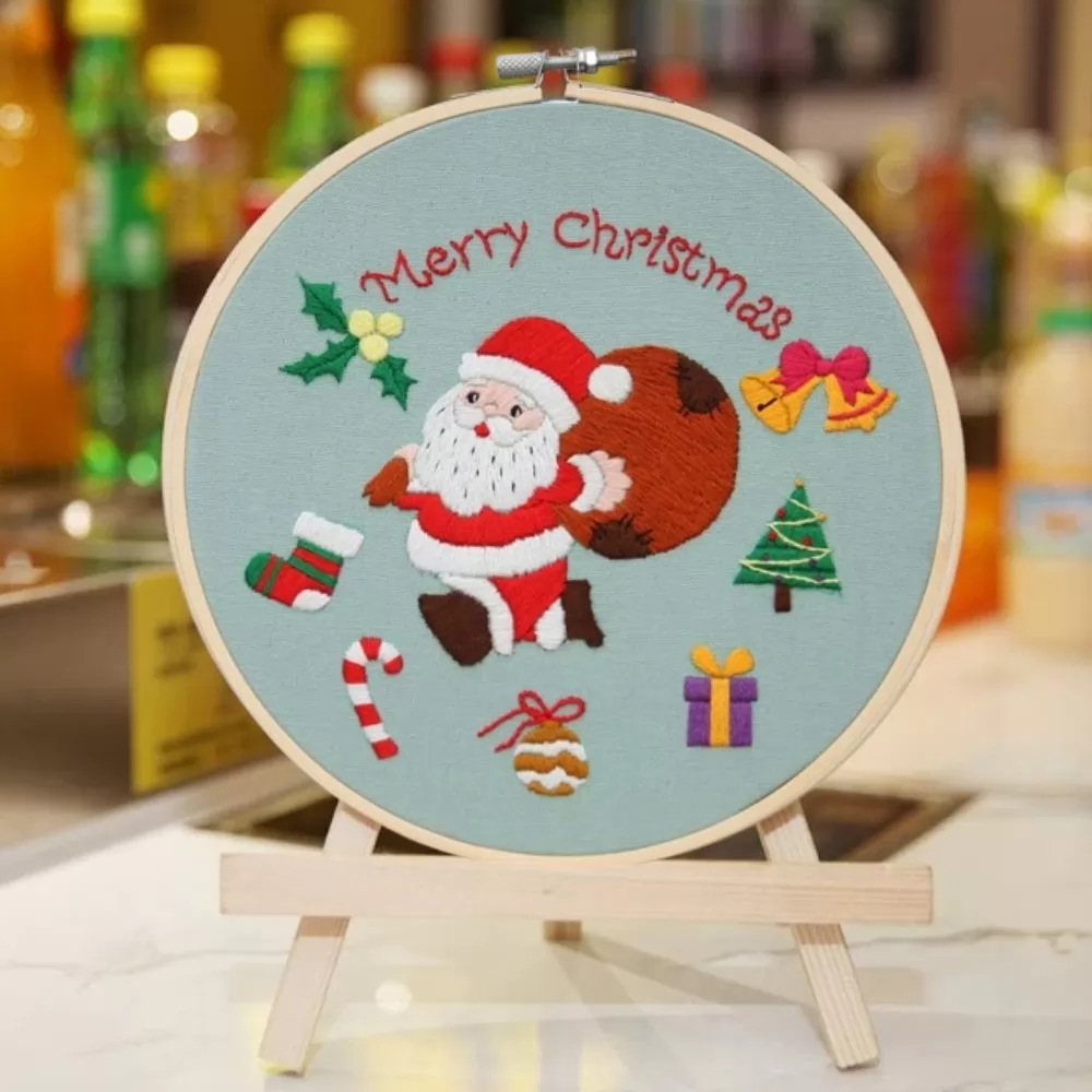 Kit Broderie DIY Mos Craciun