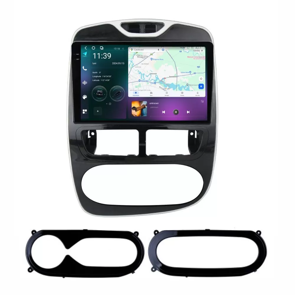 Navigatie dedicata cu Android Renault Zoe 2012 - 2019, 12GB RAM, Radio GPS Dual Zone, Display 2K QLED 10.36