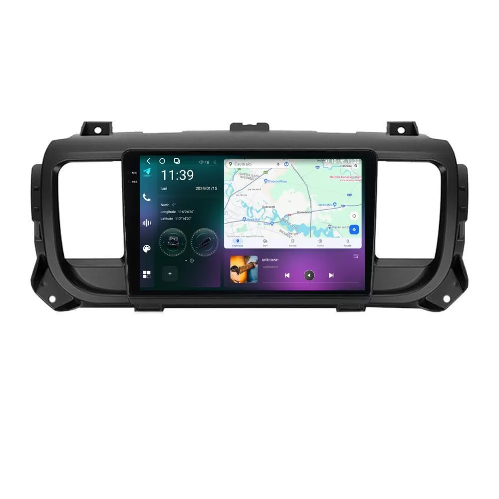 Navigatie dedicata cu Android Opel Vivaro C 2019 - 2024, 12GB RAM, Radio GPS Dual Zone, Display 2K QLED 9.5