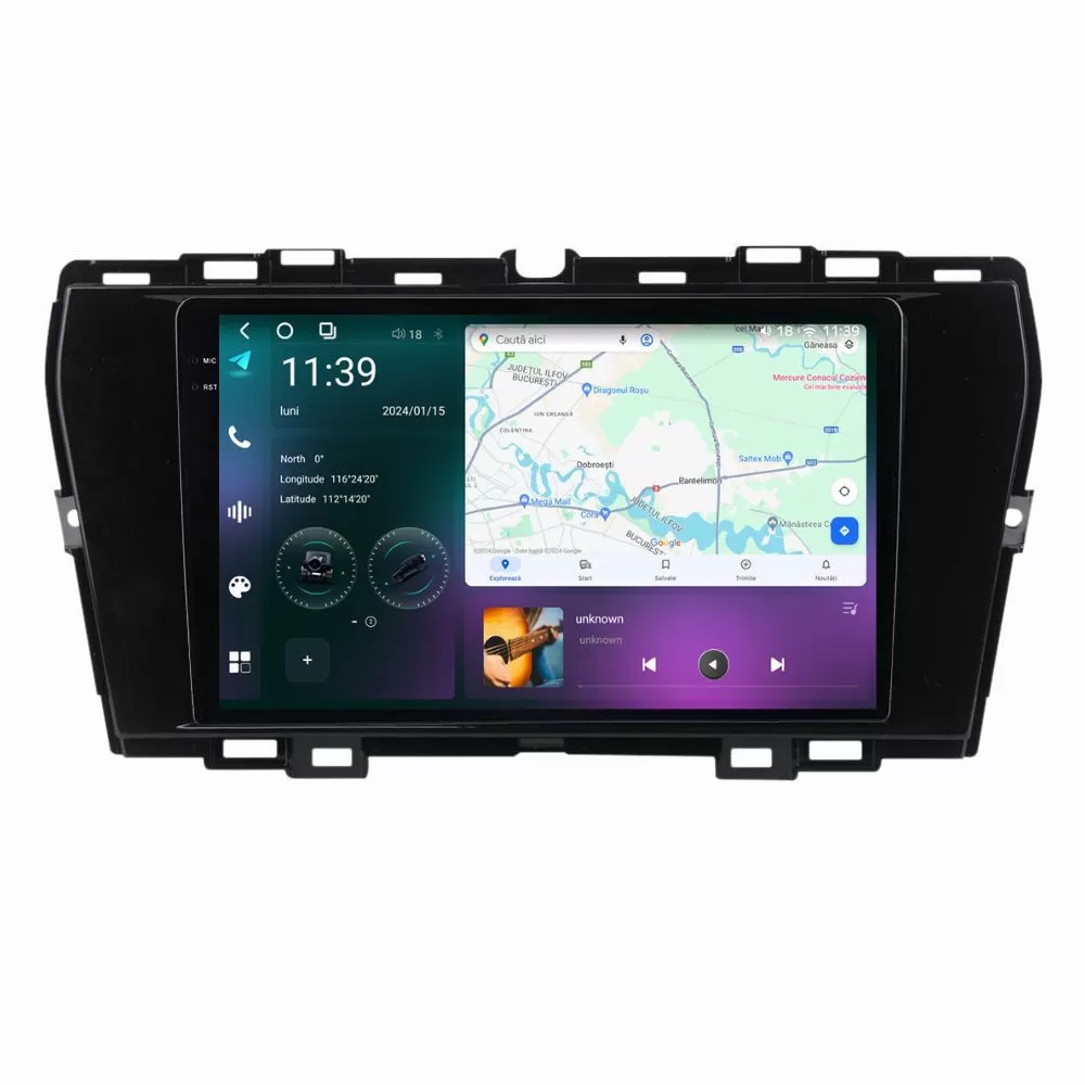 Navigatie dedicata cu Android Ssangyong Tivoli dupa 2020, 12GB RAM, Radio GPS Dual Zone, Display 2K QLED 9.5