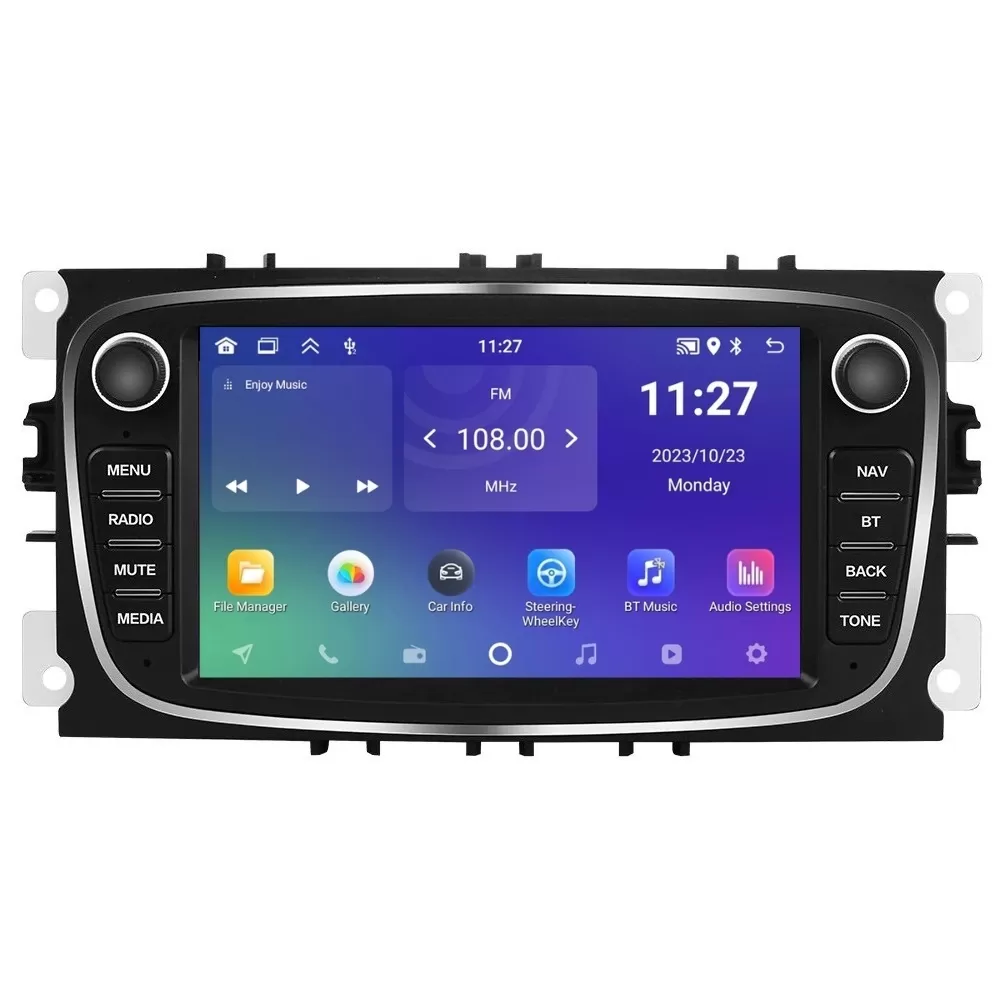 Navigatie dedicata cu Android Ford Mondeo IV 2007 - 2014, negru, 2GB RAM, Radio GPS Dual Zone, Display HD 7
