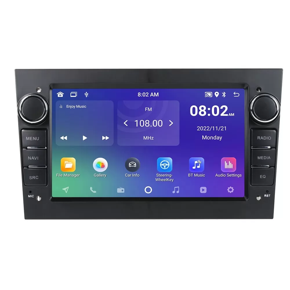 Navigatie dedicata cu Android Opel Combo C 2001 - 2012, negru, 2GB RAM, Radio GPS Dual Zone, Display HD 7