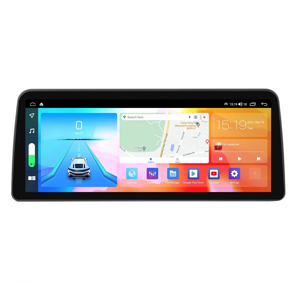 Navigatie dedicata cu Android Skoda Fabia III 2014 - 2021, 4GB RAM, Radio GPS Dual Zone, Display QLED 12.3