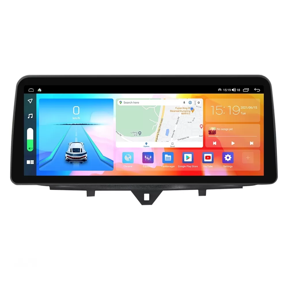 Navigatie dedicata cu Android Smart Fortwo 2011 - 2014, 4GB RAM, Radio GPS Dual Zone, Display QLED 12.3