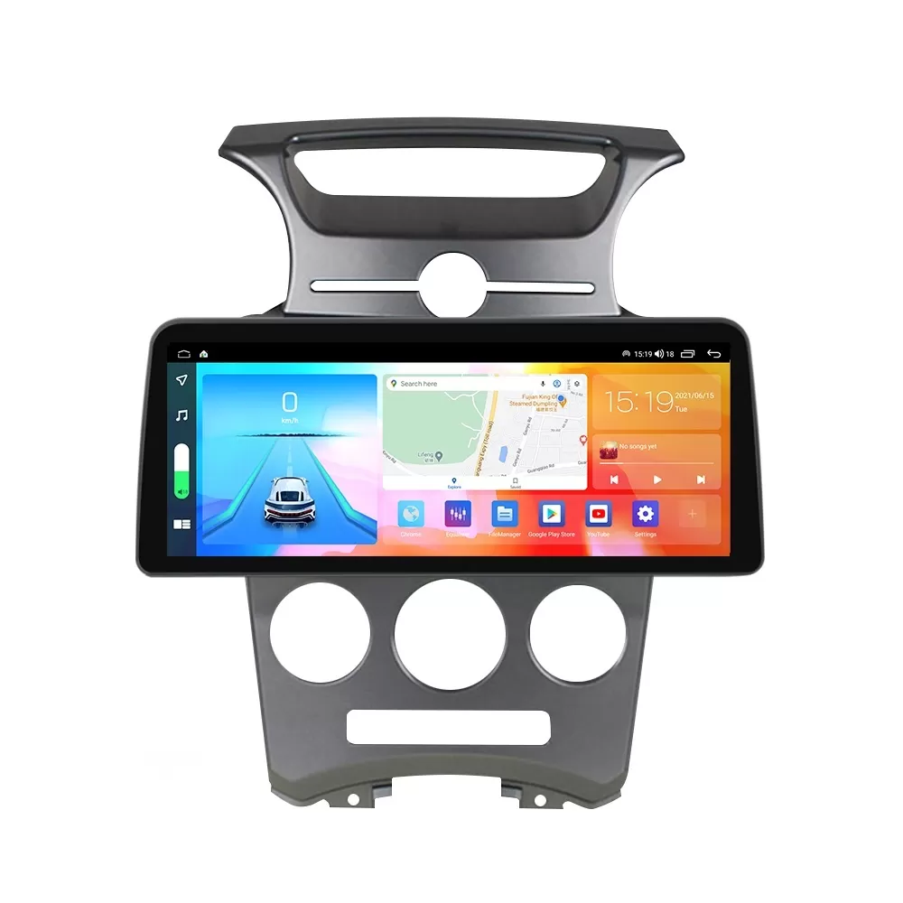 Navigatie dedicata cu Android KIA Carens III 2006 - 2013, clima manuala, 4GB RAM, Radio GPS Dual Zone, Display QLED 12.3