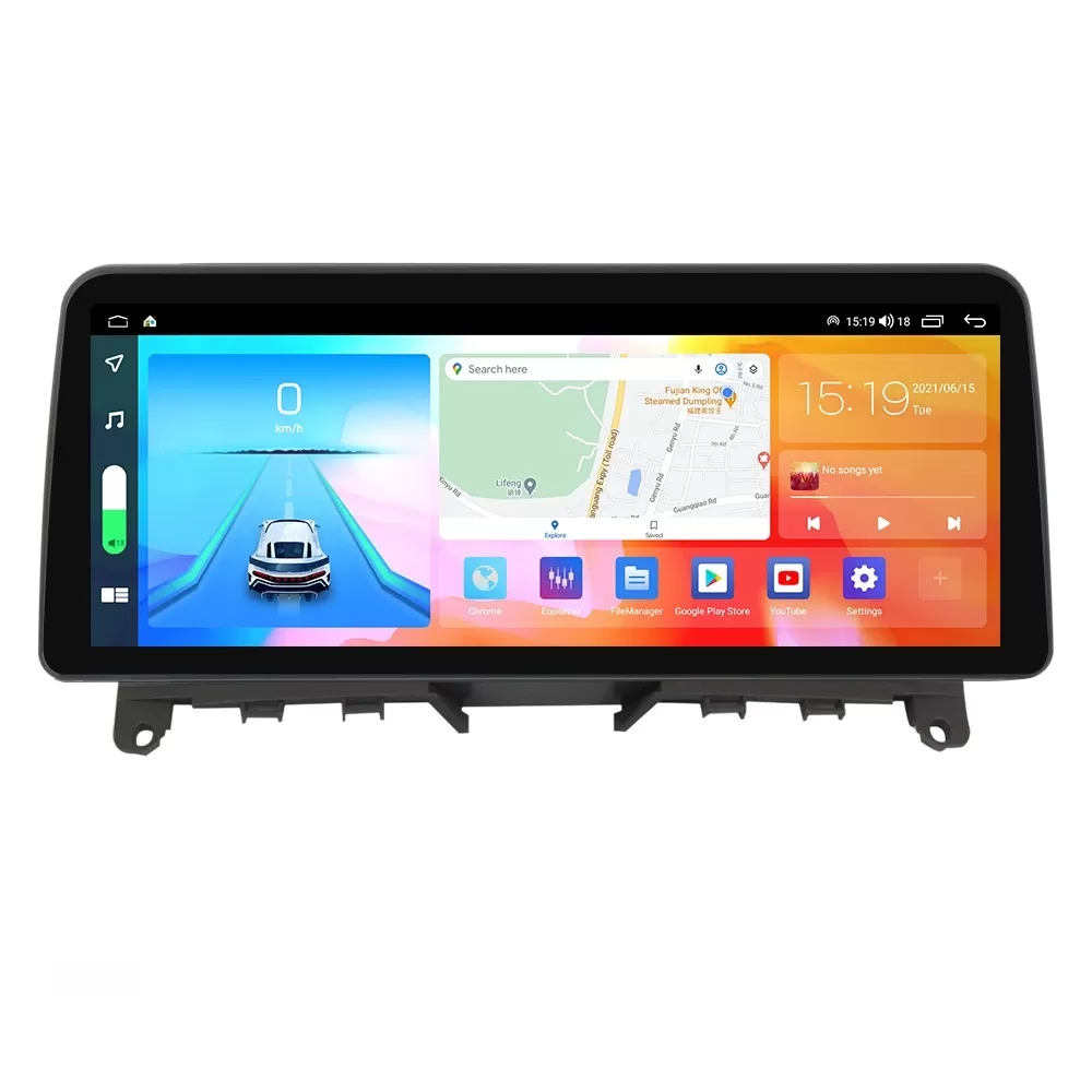 Navigatie dedicata cu Android Mercedes C-Class W204 2007 - 2011, 8GB RAM, Radio GPS Dual Zone, Display QLED 12.3