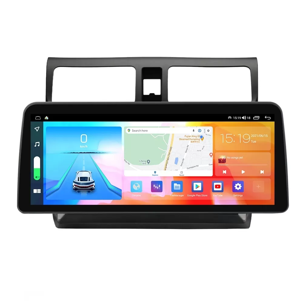 Navigatie dedicata cu Android Suzuki Swift III 2005 - 2010, 8GB RAM, Radio GPS Dual Zone, Display QLED 12.3
