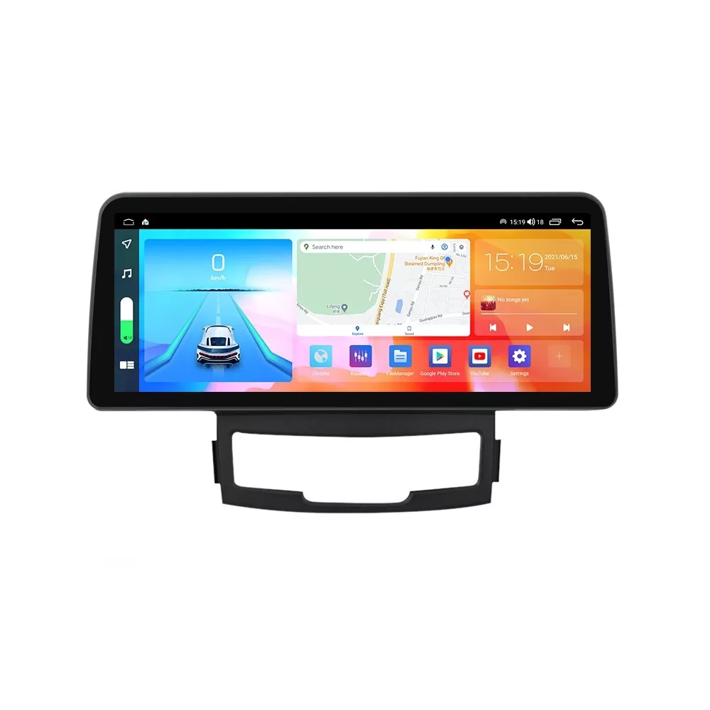 Navigatie dedicata cu Android Ssangyong Korando 2010 - 2013, 8GB RAM, Radio GPS Dual Zone, Display QLED 12.3
