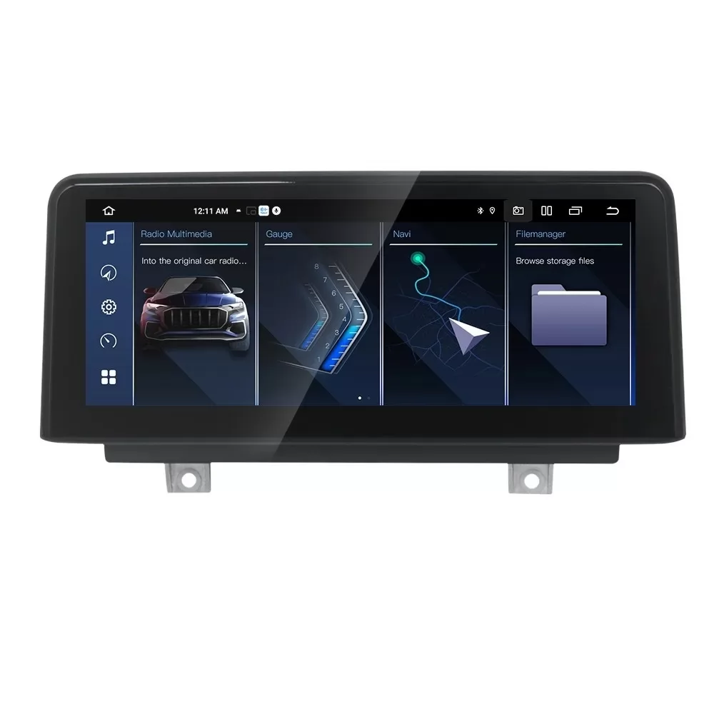 Navigatie dedicata cu Android BMW Seria 1 (F20 F21) 2013 - 2016 cu navigatie NBT, 6GB RAM, Radio GPS Dual Zone, Display QLED 12.3