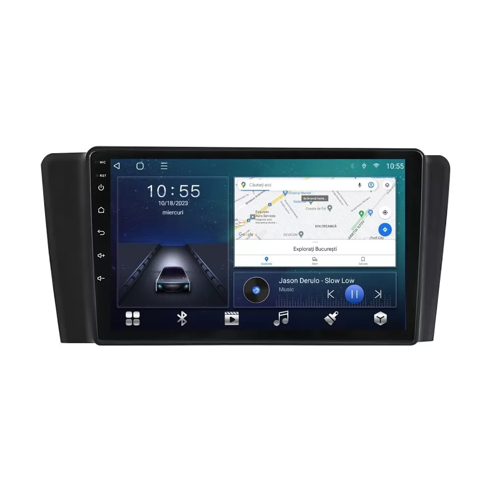 Navigatie dedicata cu Android Volvo V70 II XC70 I 2000 - 2004, 2GB RAM, Radio GPS Dual Zone, Display HD QLED 9