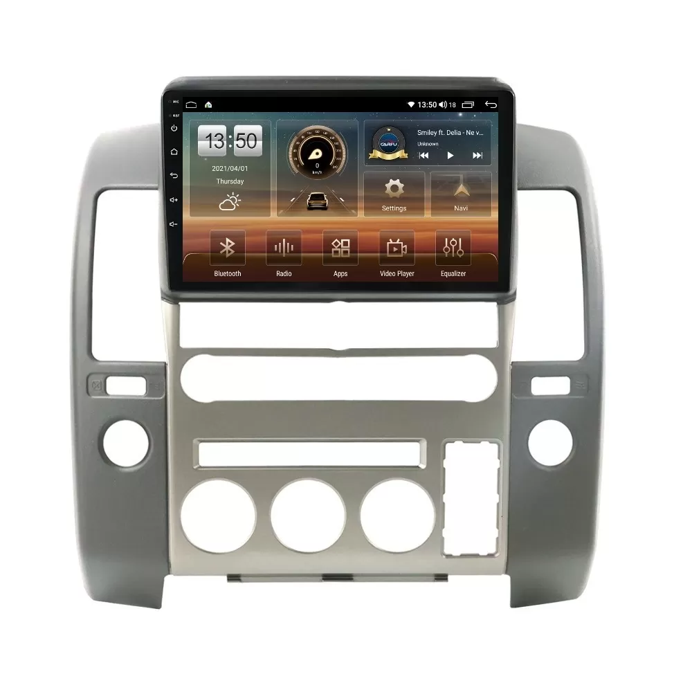 Navigatie dedicata cu Android Nissan Navara D40 2004 - 2010 cu navigatie originala, 6GB RAM, Radio GPS Dual Zone, Display HD QLED 9