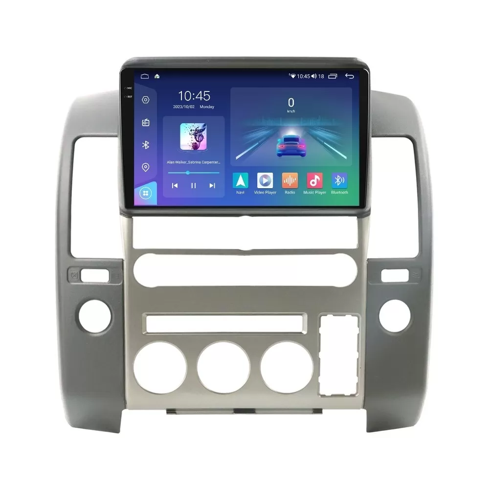 Navigatie dedicata cu Android Nissan Navara D40 2004 - 2010 cu navigatie originala, 4GB RAM, Radio GPS Dual Zone, Display 2K QLED 9.5
