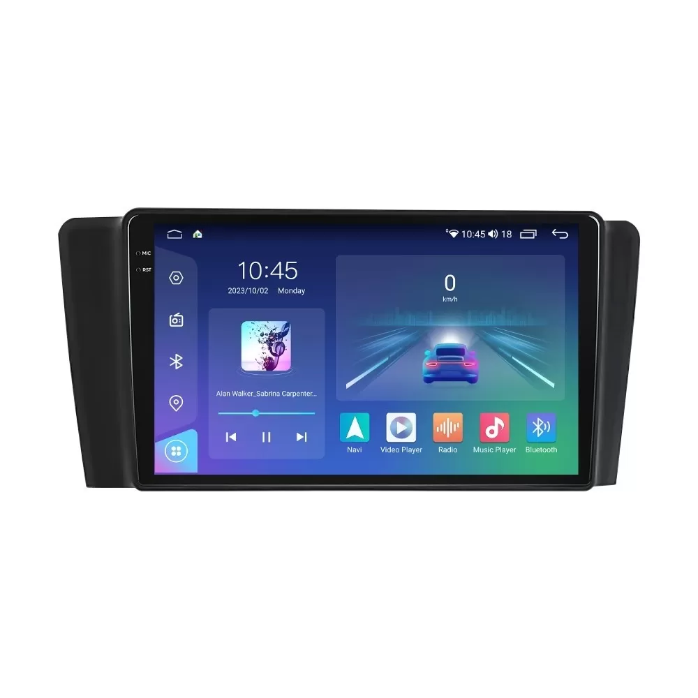 Navigatie dedicata cu Android Volvo V70 II XC70 I 2000 - 2004, 4GB RAM, Radio GPS Dual Zone, Display 2K QLED 9.5