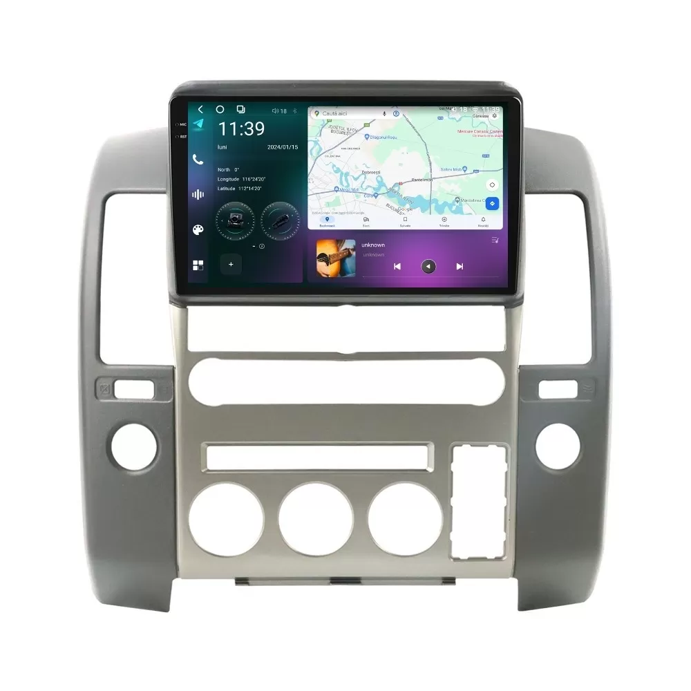 Navigatie dedicata cu Android Nissan Pathfinder III R51 2005 - 2010 cu navigatie originala, 12GB RAM, Radio GPS Dual Zone, Display 2K QLED 9.5