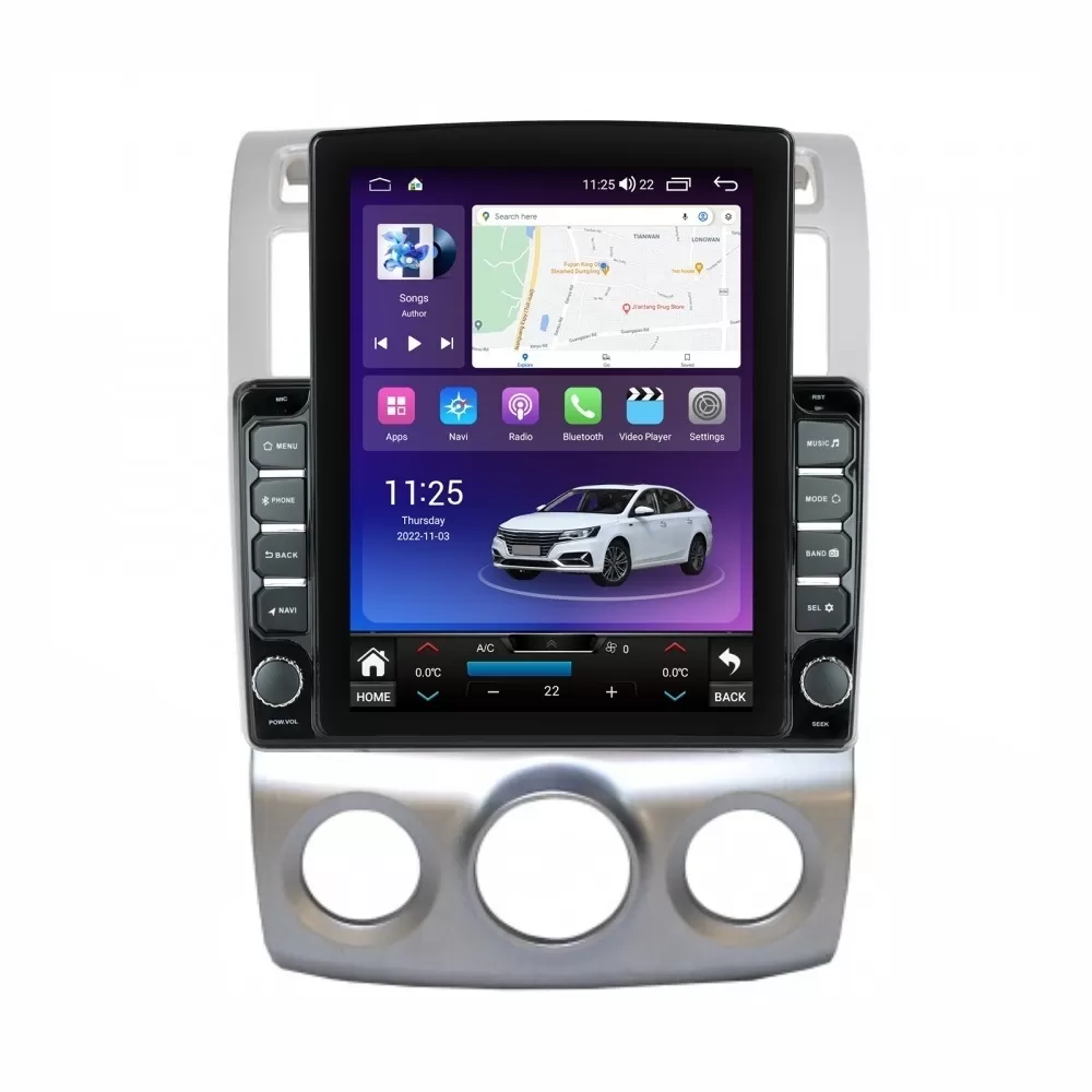 Navigatie dedicata cu Android KIA Sportage 2004 - 2010 fabricata in Coreea, clima manuala, 8GB RAM, Radio GPS Dual Zone, Touchscreen IPS 9.7