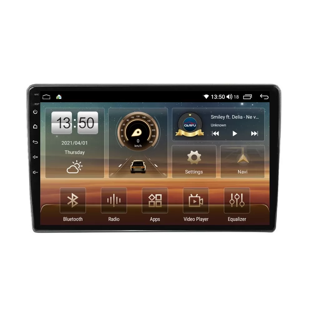 Navigatie dedicata cu Android Nissan Navara D40 2010 - 2014 cu navigatie originala, 8GB RAM, Radio GPS Dual Zone, Display HD QLED 9