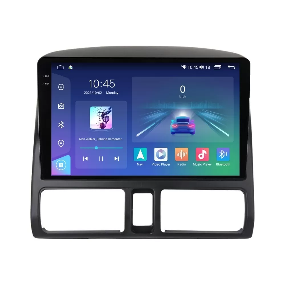 Navigatie dedicata cu Android Honda CR-V II 2001 - 2006, 8GB RAM, Radio GPS Dual Zone, Display 2K QLED 9.5