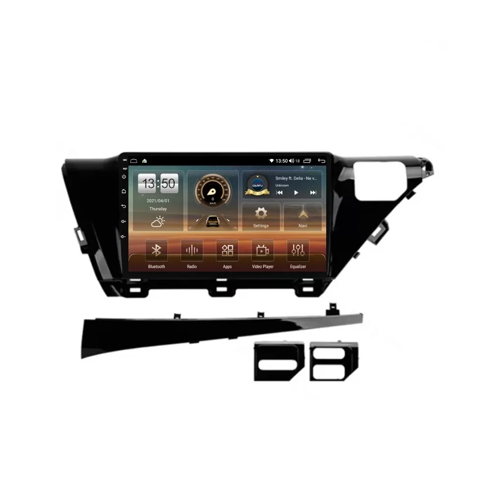 Navigatie dedicata cu Android Toyota Camry 2017 - 2021, 4GB RAM, Radio GPS Dual Zone, Display HD QLED 10