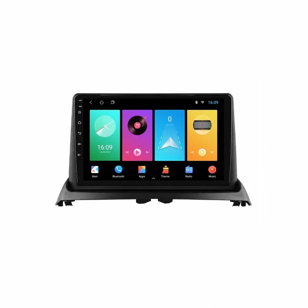 Navigatie dedicata cu Android Renault Clio II 1998 - 2005, 1GB RAM, Radio GPS Dual Zone, Display HD IPS 9