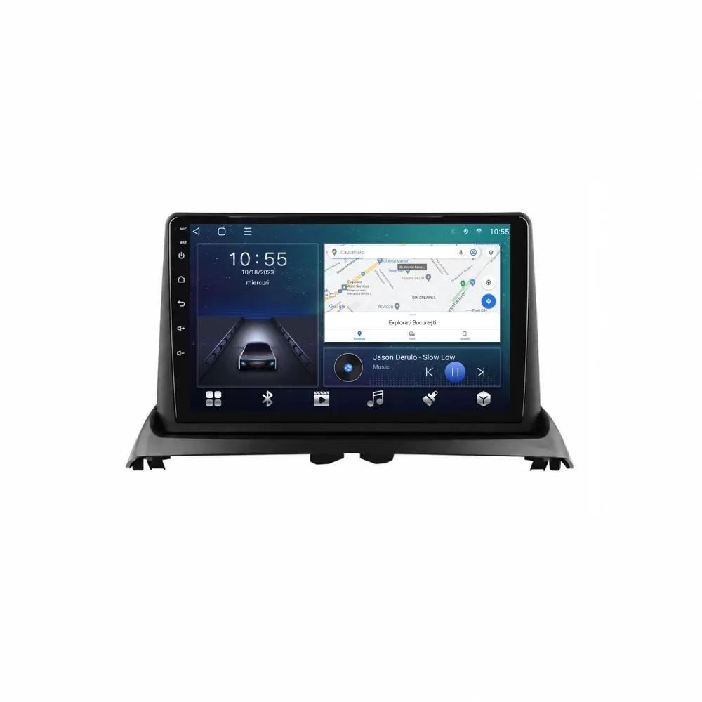 Navigatie dedicata cu Android Renault Clio II 1998 - 2005, 2GB RAM, Radio GPS Dual Zone, Display HD QLED 9