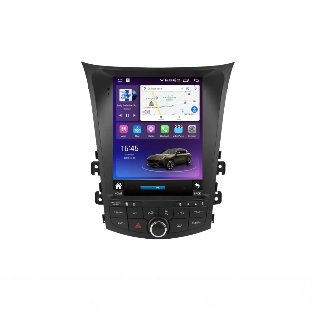 Navigatie dedicata cu Android tip tesla Hyundai i30 2011 - 2017, 4GB RAM, Radio GPS Dual Zone, Touchscreen IPS 9.7