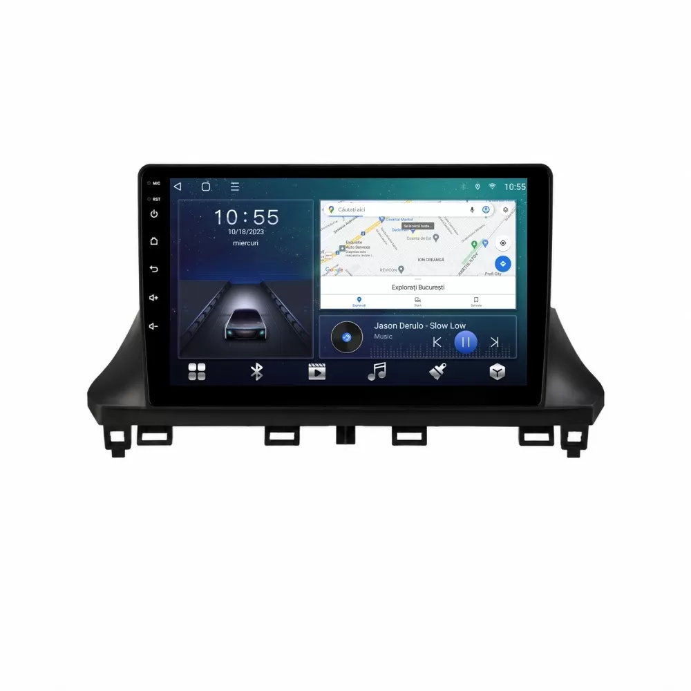 Navigatie dedicata cu Android Peugeot Expert dupa 2024, 2GB RAM, Radio GPS Dual Zone, Display HD QLED 10