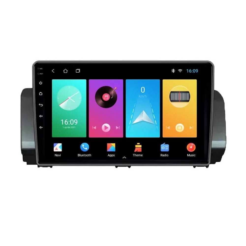 Navigatie dedicata cu Android Dacia Sandero III dupa 2021, 1GB RAM, Radio GPS Dual Zone, Display HD IPS 9