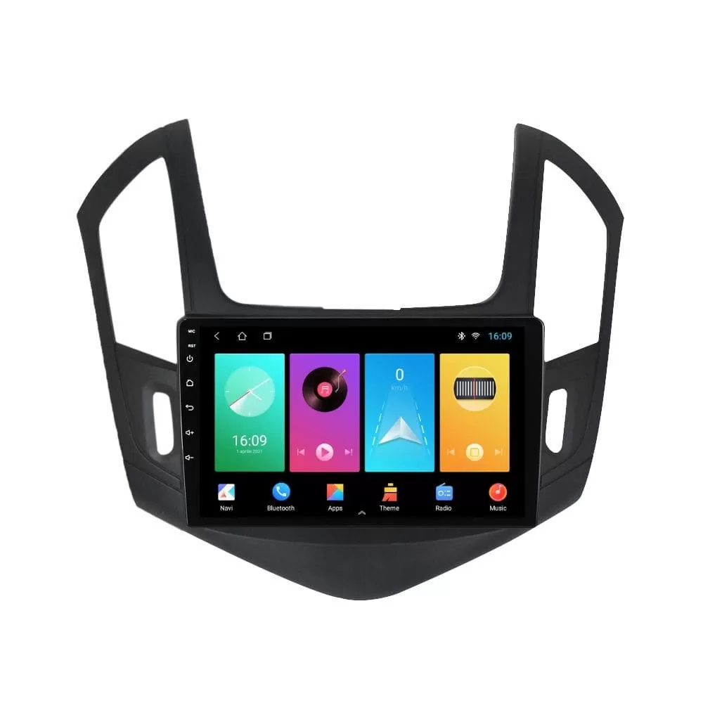 Navigatie dedicata cu Android Chevrolet Cruze 2013 - 2015, 2GB RAM, Radio GPS Dual Zone, Display HD IPS 9
