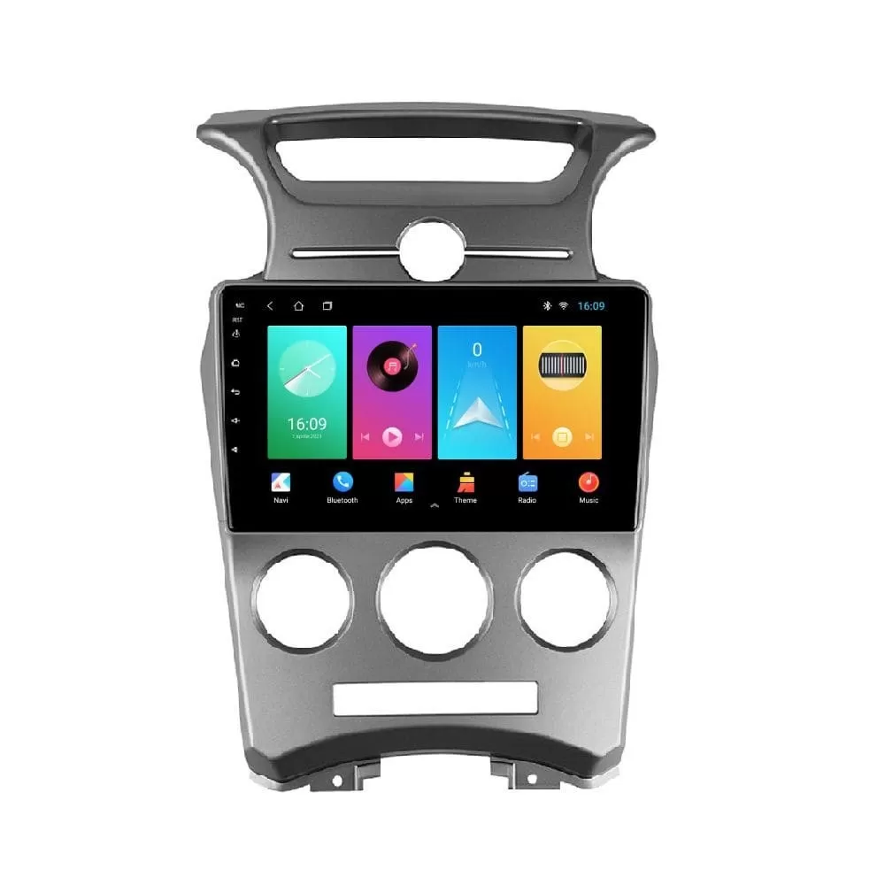 Navigatie dedicata cu Android KIA Carens III 2006 - 2013, clima manuala, 2GB RAM, Radio GPS Dual Zone, Display HD IPS 9