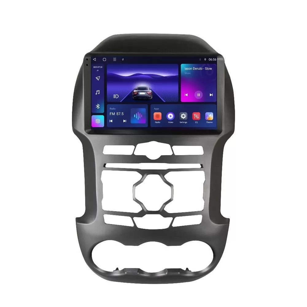 Navigatie dedicata cu Android Ford Ranger 2011 - 2015, 4GB RAM, Radio GPS Dual Zone, Display HD IPS 9
