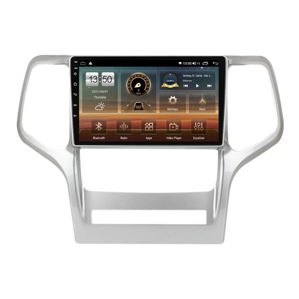 Navigatie dedicata cu Android Jeep Grand Cherokee IV 2011 - 2014, 4GB RAM, Radio GPS Dual Zone, Display HD QLED 9