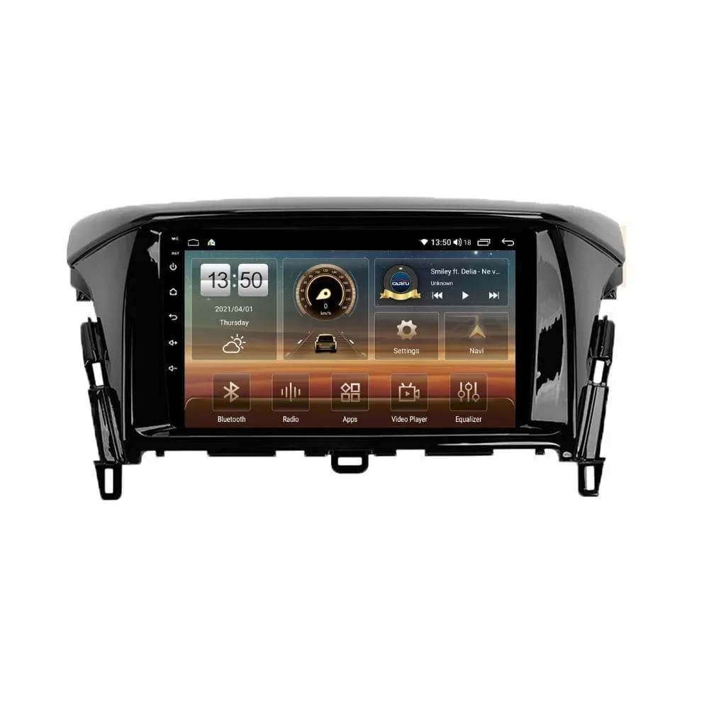 Navigatie dedicata cu Android Mitsubishi Eclipse Cross 2017 - 2020, 4GB RAM, Radio GPS Dual Zone, Display HD QLED 9