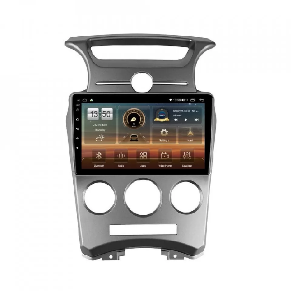 Navigatie dedicata cu Android KIA Carens III 2006 - 2013, clima manuala, 6GB RAM, Radio GPS Dual Zone, Display HD QLED 9