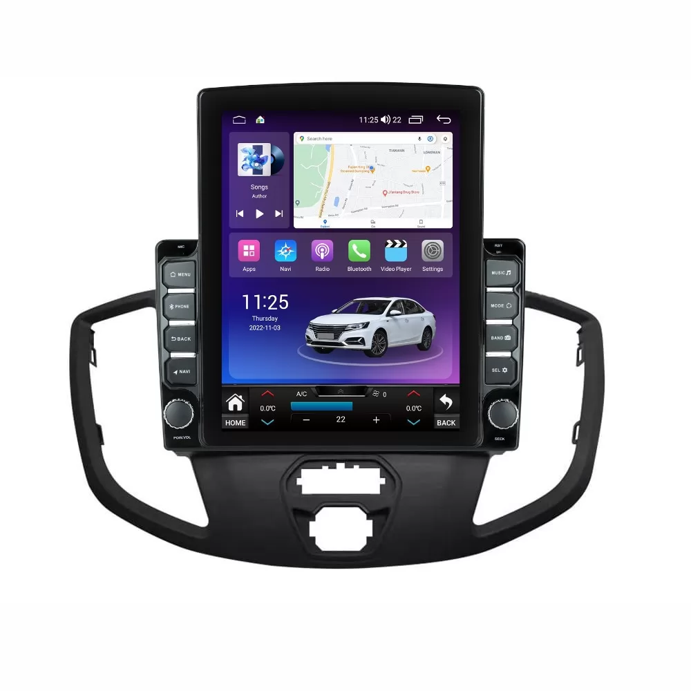 Navigatie dedicata cu Android Ford Transit 2014 - 2020, 4GB RAM, Radio GPS Dual Zone, Touchscreen IPS 9.7