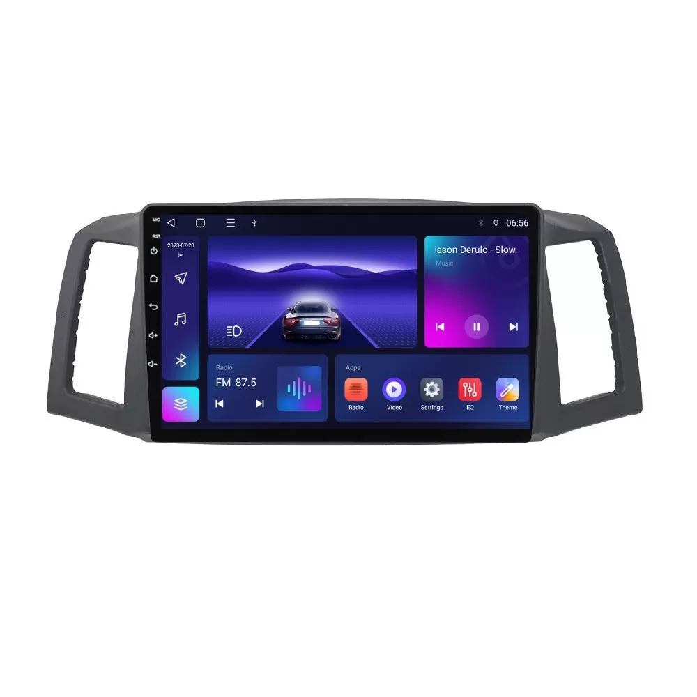 Navigatie dedicata cu Android Jeep Grand Cherokee III 2004 - 2007 fara navigatie originala, 4GB RAM, Radio GPS Dual Zone, Display HD IPS 10