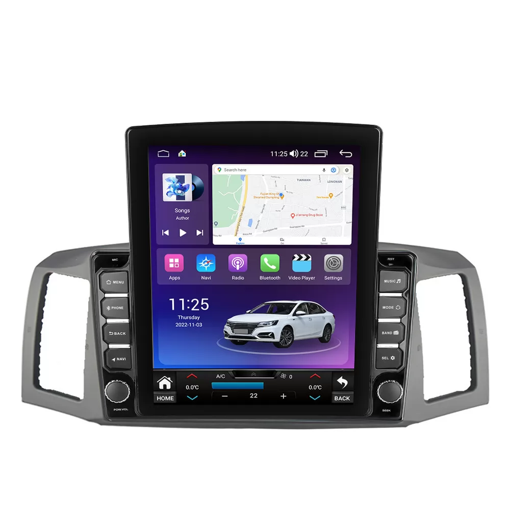 Navigatie dedicata cu Android Jeep Grand Cherokee III 2004 - 2007 fara navigatie originala, 4GB RAM, Radio GPS Dual Zone, Touchscreen IPS 9.7