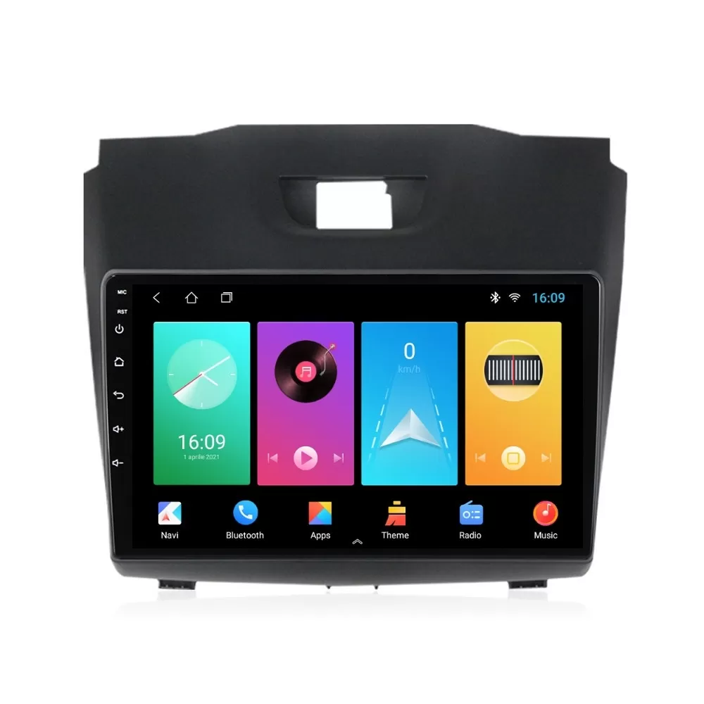 Navigatie dedicata cu Android Isuzu D-Max II 2012 - 2020, 1GB RAM, Radio GPS Dual Zone, Display HD IPS 9