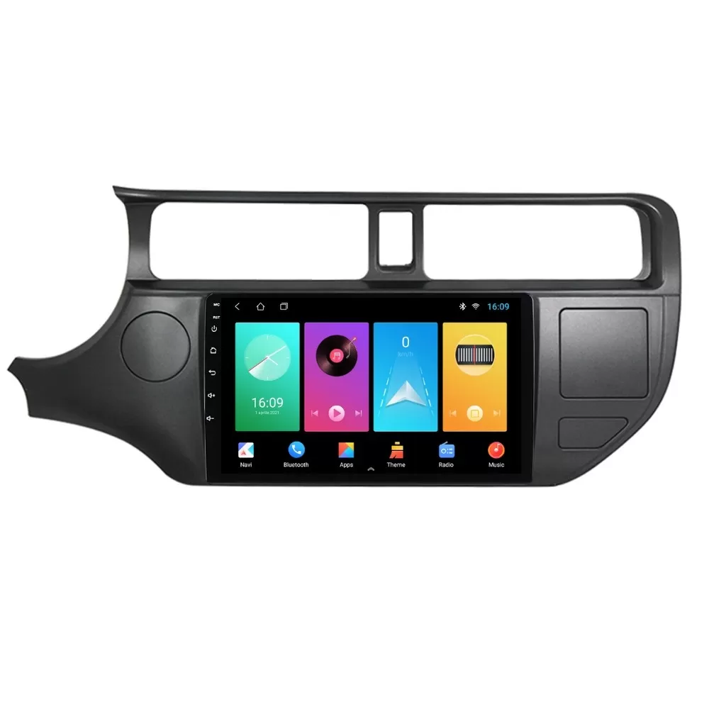 Navigatie dedicata cu Android Kia Rio III 2011 - 2014, 1GB RAM, Radio GPS Dual Zone, Display HD IPS 9