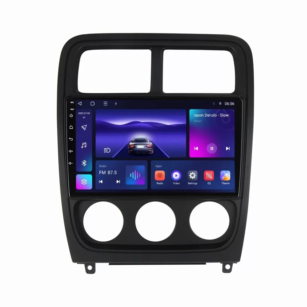 Navigatie dedicata cu Android Dodge Caliber 2010 - 2012, 4GB RAM, Radio GPS Dual Zone, Display HD IPS 9