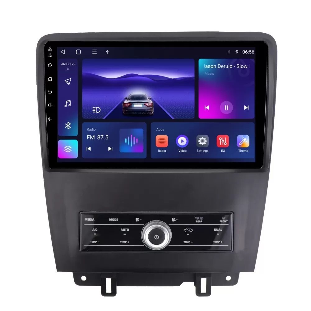 Navigatie dedicata cu Android Ford Mustang 2009 - 2014, 4GB RAM, Radio GPS Dual Zone, Display HD IPS 10