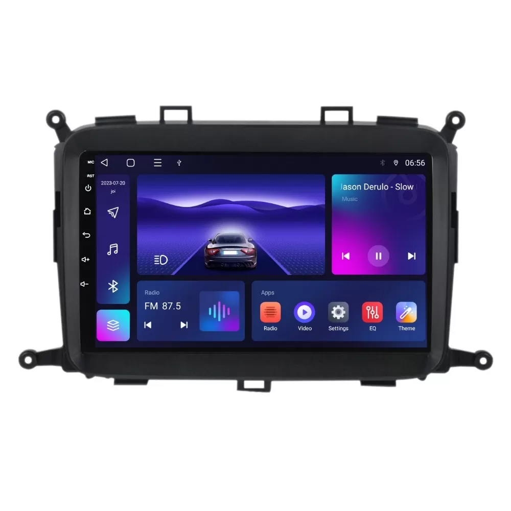 Navigatie dedicata cu Android Kia Carens IV 2013 - 2018, 4GB RAM, Radio GPS Dual Zone, Display HD IPS 9