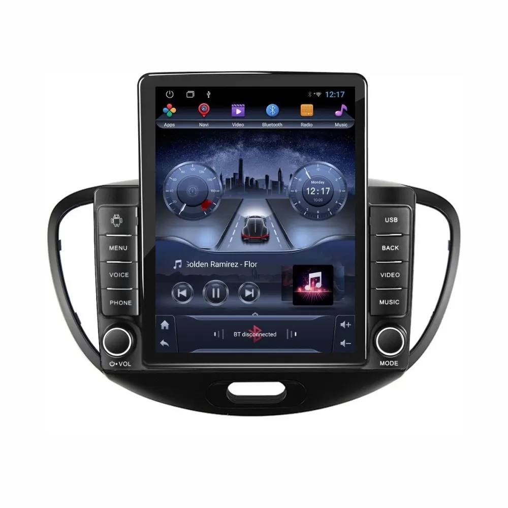 Navigatie dedicata cu Android Hyundai i10 2007 - 2013, 2GB RAM, Radio GPS Dual Zone, Touchscreen IPS 9.7