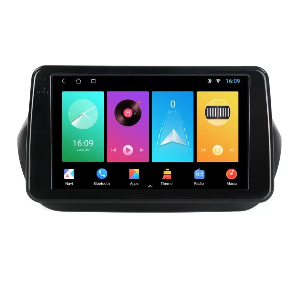 Navigatie dedicata cu Android Citroen Nemo 2008 - 2018, 2GB RAM, Radio GPS Dual Zone, Display HD IPS 9