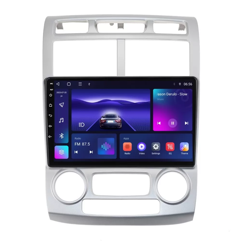 Navigatie dedicata cu Android KIA Sportage 2004 - 2010 fabricata in Coreea, clima automata, 4GB RAM, Radio GPS Dual Zone, Display HD IPS 9